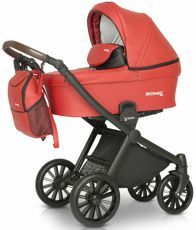 Детская коляска 3 в 1 Verdi Sonic Soft 9023-VSS-04, 04, червоний